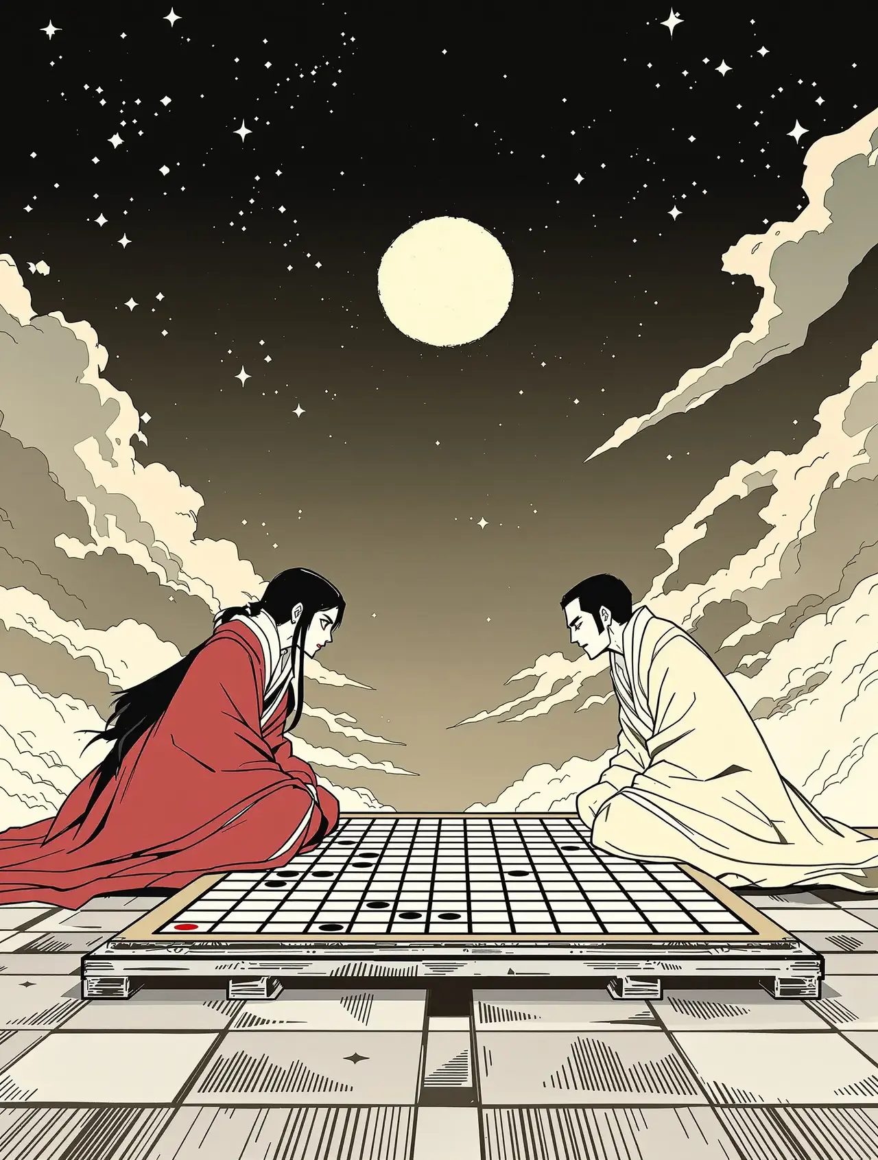 月下棋局 - 污污漫画连载作品封面